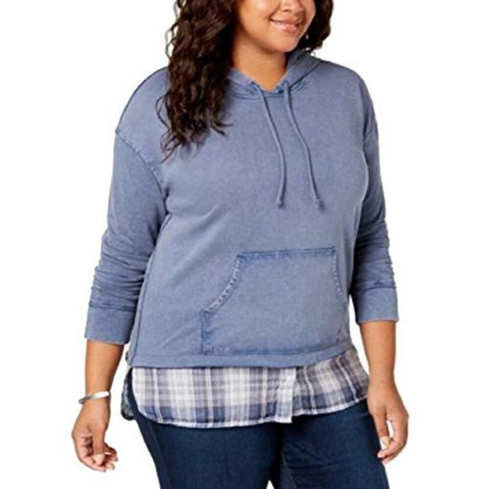 Style & Co. Plus Size Layered-Look Hoodie